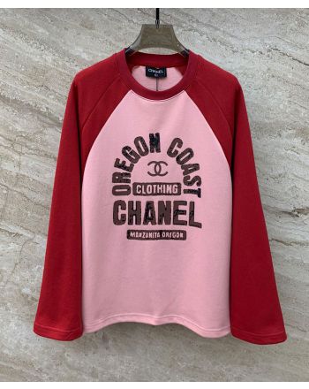 Chanel Women's Long Sleeve T-shirt Pink