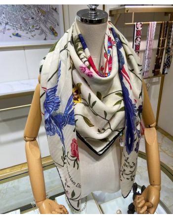 Christian Dior Women's Birds 90 Square Scarf