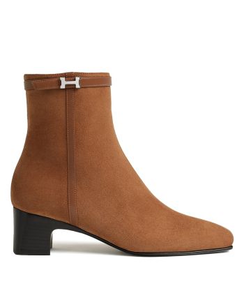 Hermes Women's Hommage Ankle Boot Coffee