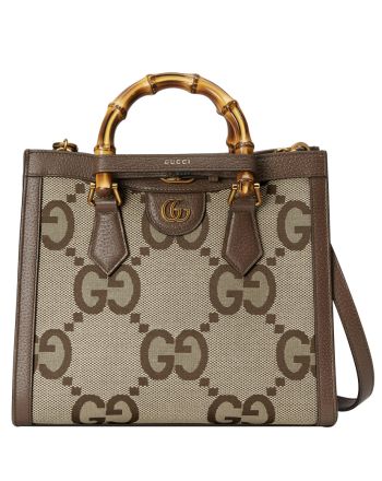 Gucci Diana Jumbo GG Small Tote Bag 660195 Dark Coffee