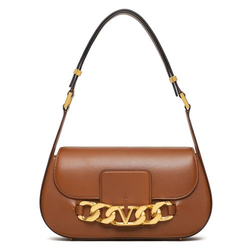 Valentino Vlogo Chain Shoulder Bag In Calfskin 